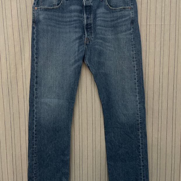 [38] Levis 리바이스 501 38사이즈 워싱 데님 청바지 진