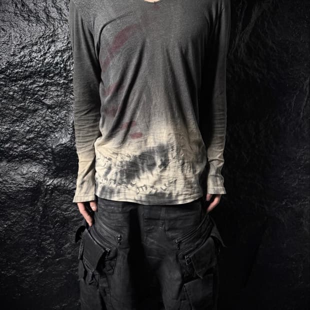 14th Addiction Bleach-Dyed Long Sleeve  