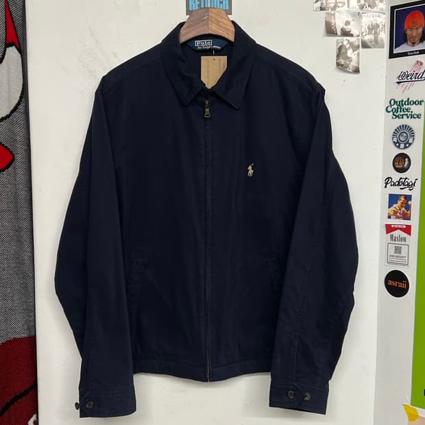 폴로 코튼 스윙탑 자켓