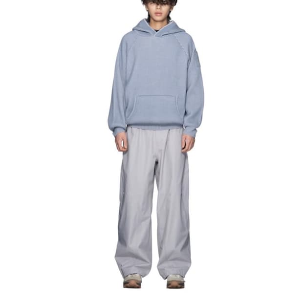 산산기어 니트 스카이블루