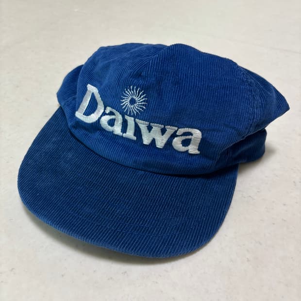 80s usa daiwa 코듀로이 캡