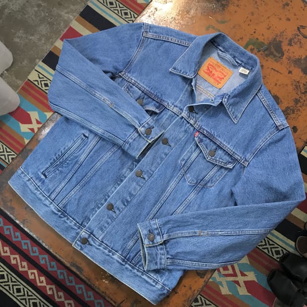리바이스 중청 데님 트러커자켓 남성 105 사이즈 