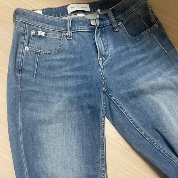캘빈클라인 데님 청바지 W26 데미지진