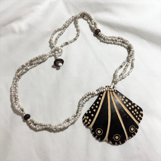 모리걸 조개 진주 목걸이 