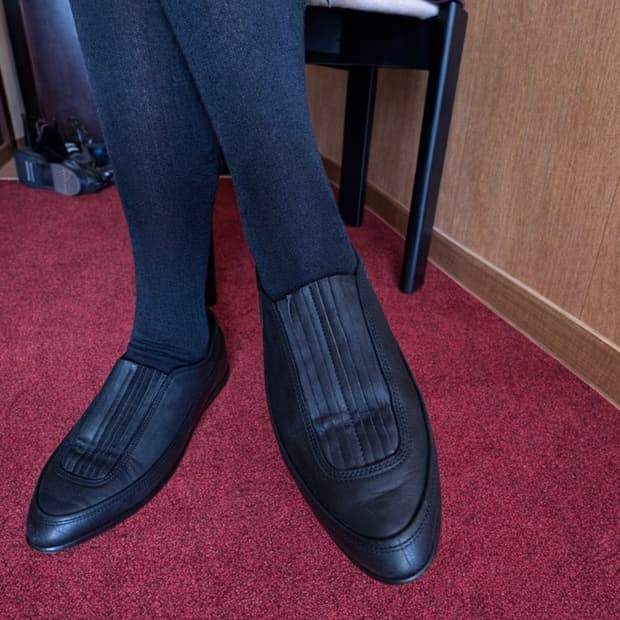 Kuho 플리츠 로퍼