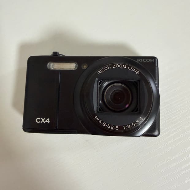 리코 RICOH CX4 블랙 카메라