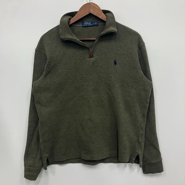 폴로 반직업 니트