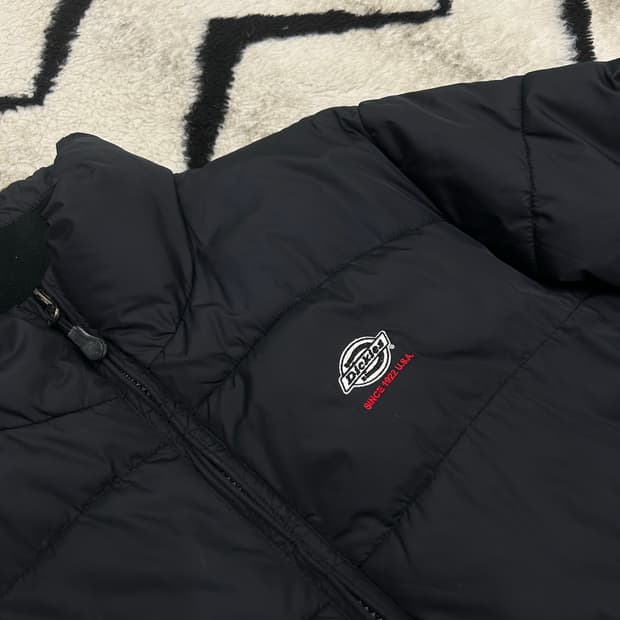 [S]디키즈 경량 패딩 자켓/블랙