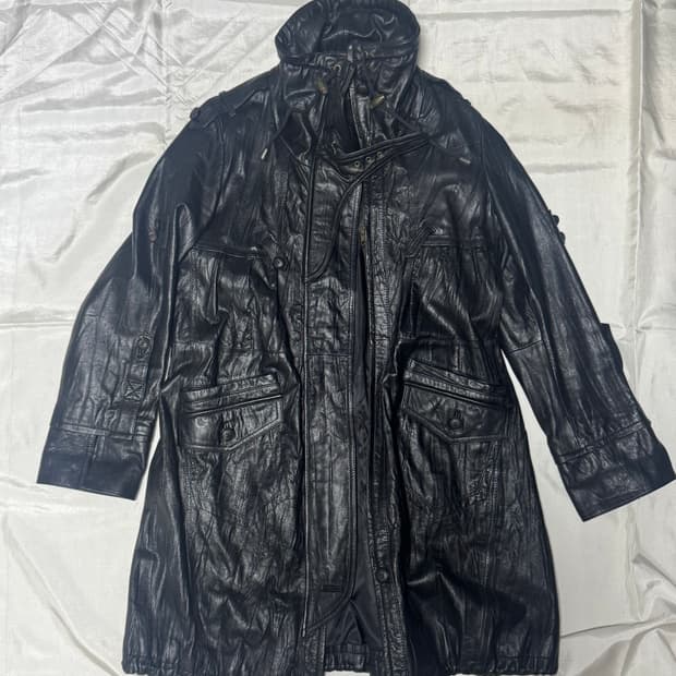 “BASIC”sheepskin long jacket