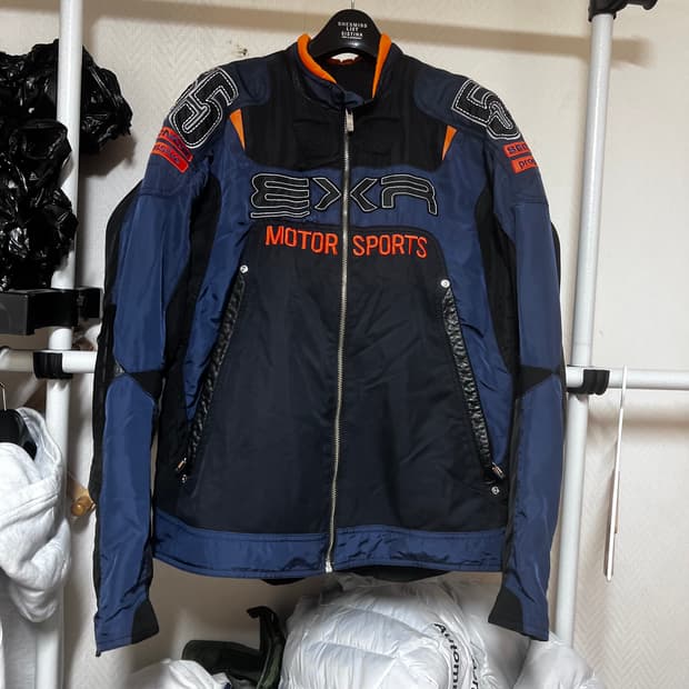 [95] EXR 이엑스알 모토스포츠 레이싱 가죽 포인트 자켓