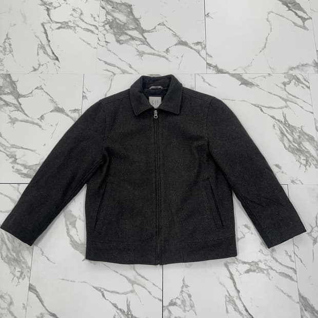 올드 갭 그레이 울 블루종 자켓