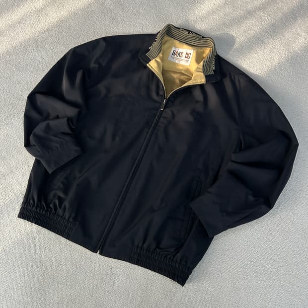 닥스 블랙 봄버 자켓 100