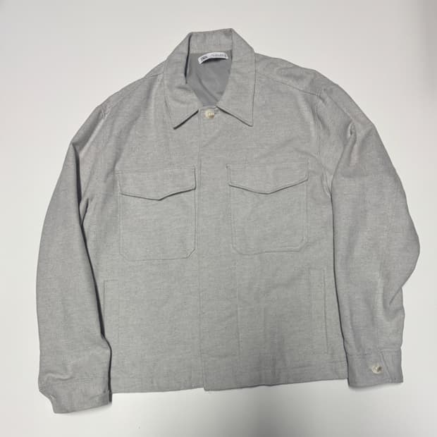 자라 ZaRa 투 포켓 미니멀 오버핏 셔츠 자켓 XL