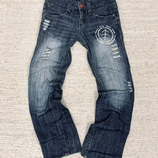 Element Gray Low-Rise Jeans