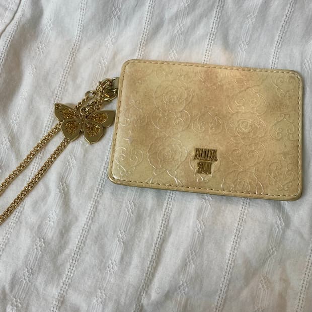빈티지 엔틱 안나수이 에나멜 나비 지갑