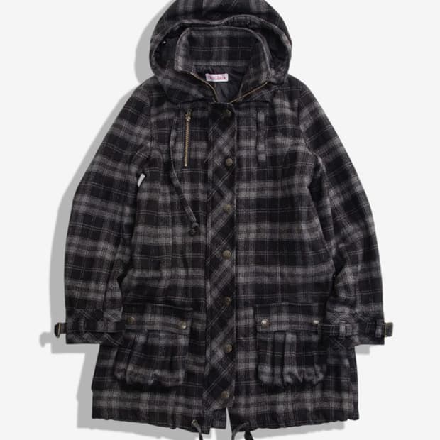 H-2730'Sorridere 체크 코트