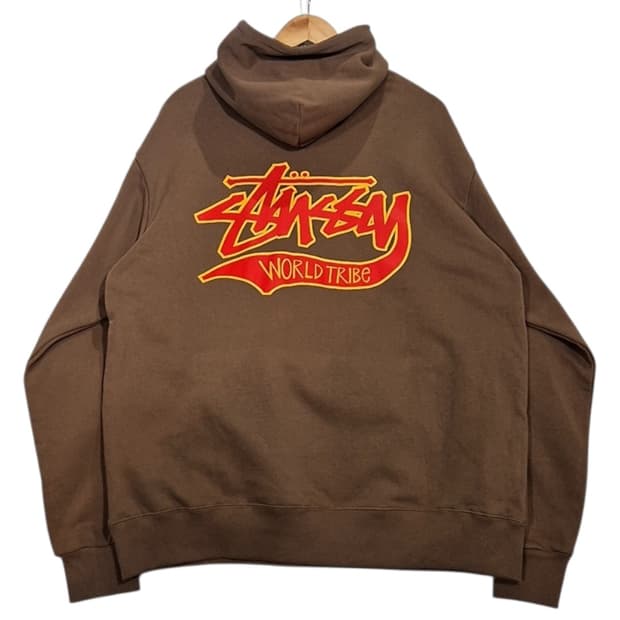 스투시 슬러거 후드티 커피 