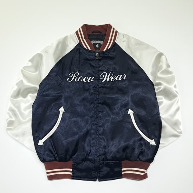 CL937 S 로카웨어 00s 한국판 새틴 바시티자켓