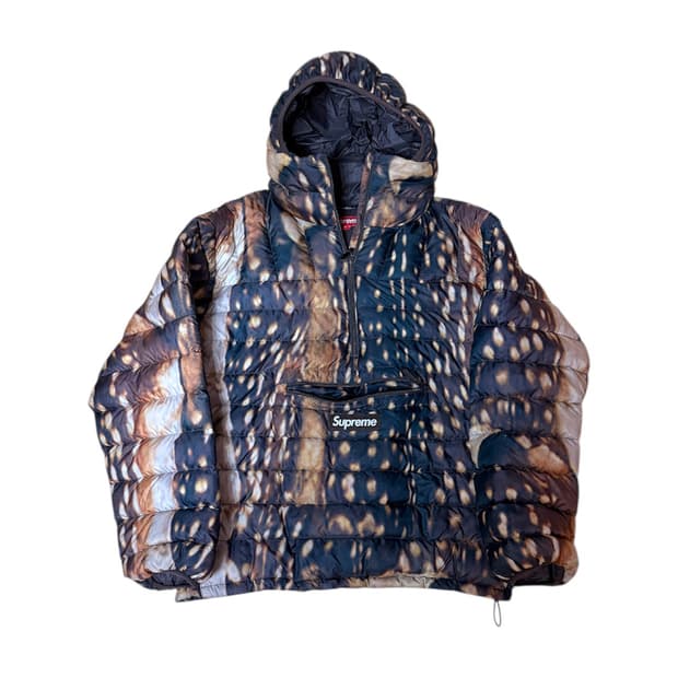 슈프림 마이크로 다운 하프집 풀오버 M