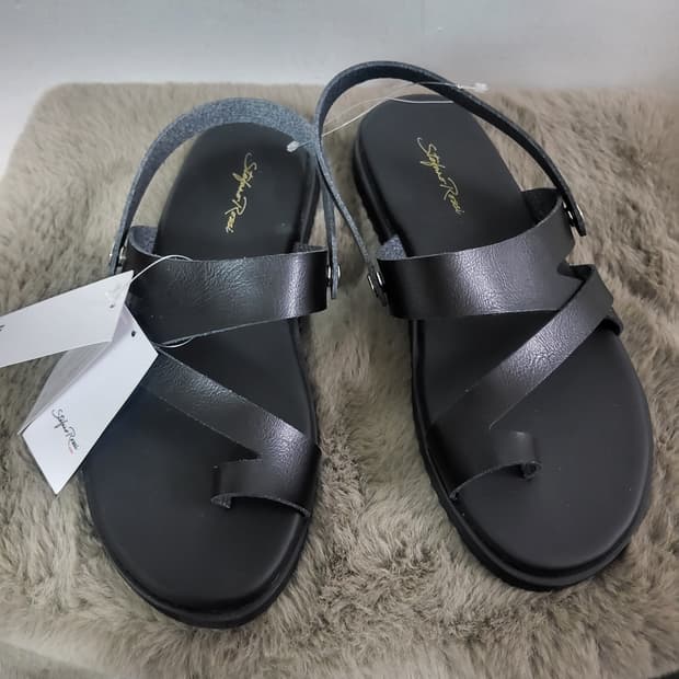 새상품 스테파노로시 남자 가죽 샌들 쪼리 슬리퍼 260