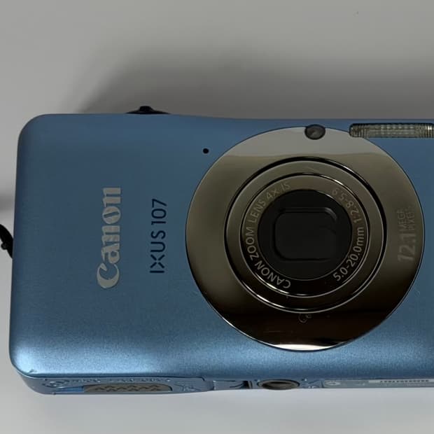 캐논 익서스107 블루 디카 