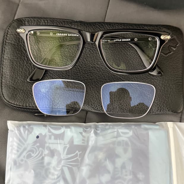 크롬하츠 리틀딩거 블랙 실버