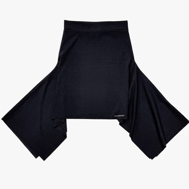 지초이 컴포트 25-003 플레어 스커트 블랙