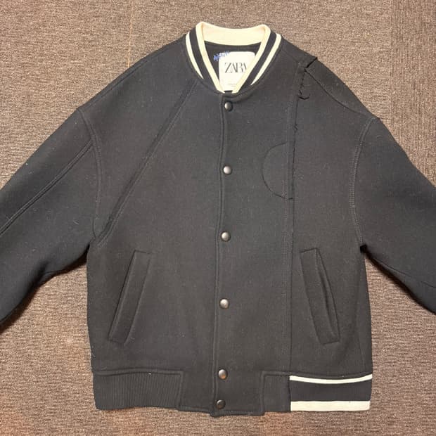 자라 X 아더에러 자더에러 울 바시티 자켓