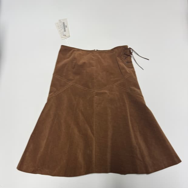 <새상품> 여성 y2k 빈티지 코듀로이 웨스턴 치마 28.3인치