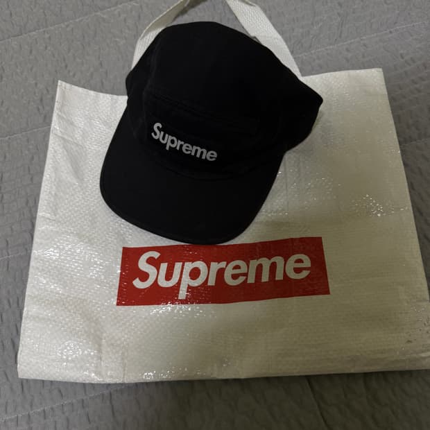 슈프림 워시드 치노 캠프캡
