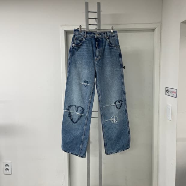 산드로 데님 팬츠 -(W)