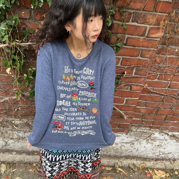 장화 신은 고양이 롱 슬리브