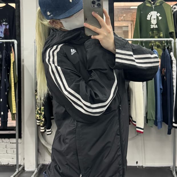 아디다스 오버핏 바람막이