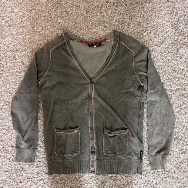 아르마니 워싱 가디건 100