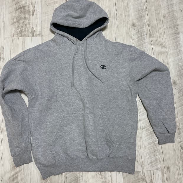 챔피온 그레이 후드티 