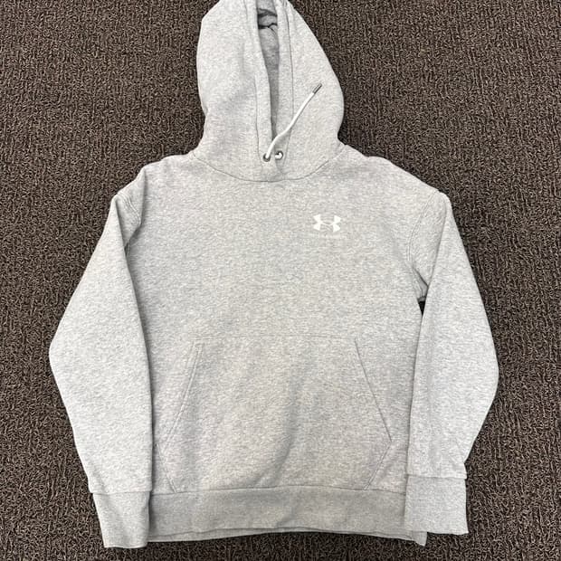 언더아머 여성 후드티셔츠 그레이 SM