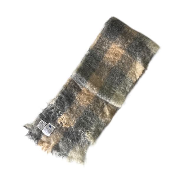 [Donegal Design] 아일랜드 메이드 모헤어 체크 머플러