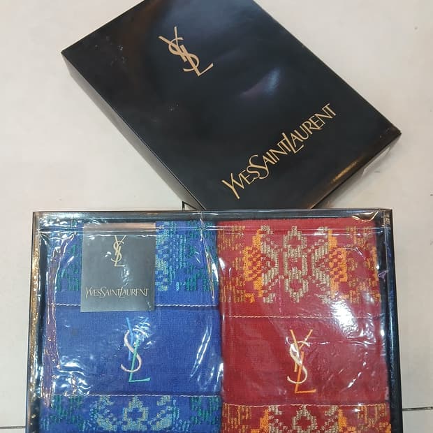 빈티지 입생로랑 타올셋트