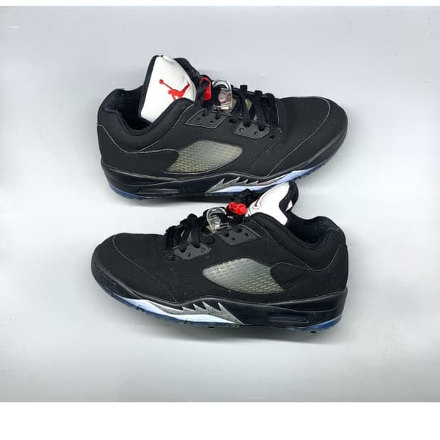 Jordan 5 Low Golf Black Metallic Silver 