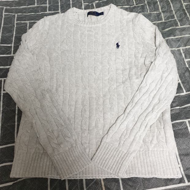 폴로랄프로렌 꽈배기 라운드 스웨터 니트 (SP사이즈)