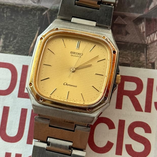 세이코 Seiko Chronos 쿼츠 콤비