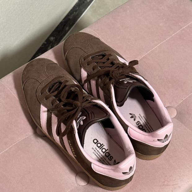 아디다스 가젤 브라운 핑크 250