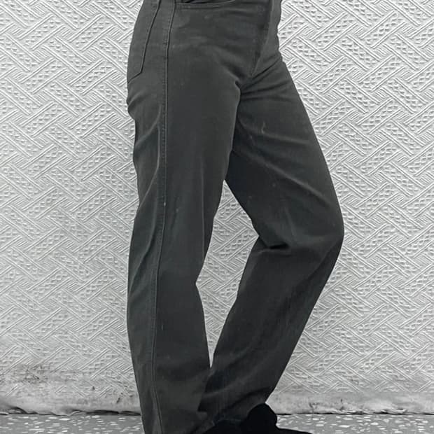 유니클로 U 모던캐주얼 하이웨스트 코튼팬츠 면바지 24인치 C08424