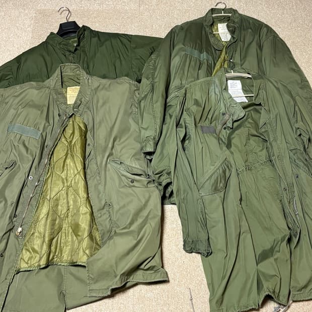 오리지널 m65 피시테일 파카 m 개파카