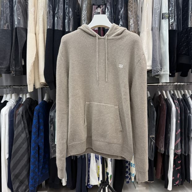 [리오브전포점] 셀린느 스몰로고 캐시미어 니트 후드