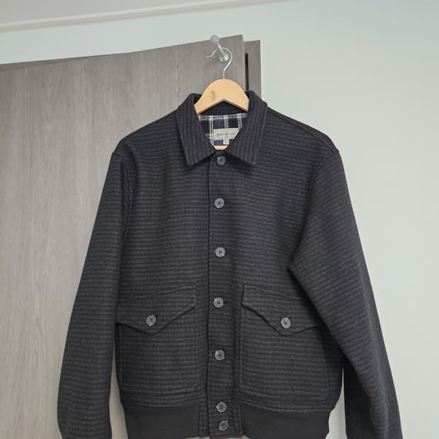 [L] 부기홀리데이 울 봄버 자켓 차코ㆍㄴ