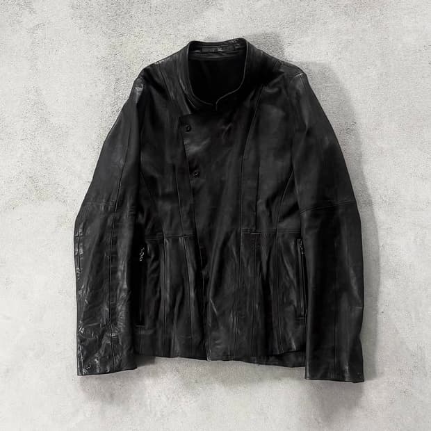 JULIUS FW 2011 'halo'Calf Leather Jacket