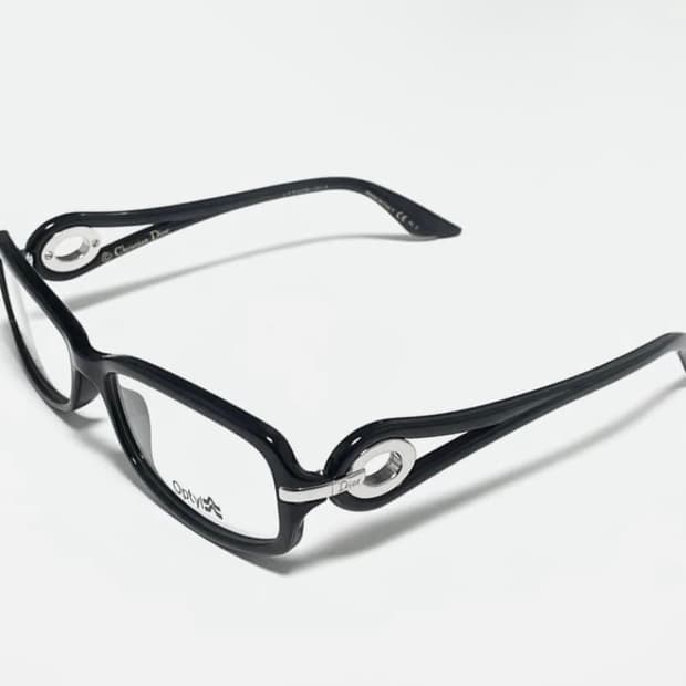 Dior Oval Metal Detail Optical Frame
