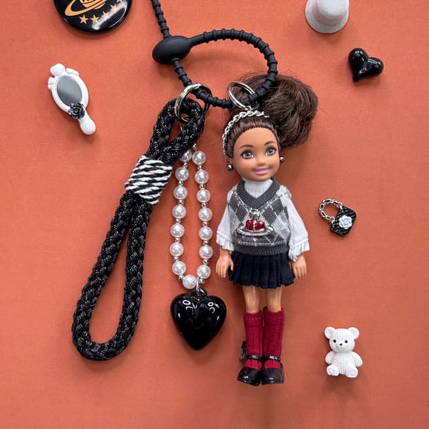 (31)바비키링 정품USA 마텔사 바비인형 커스텀키링