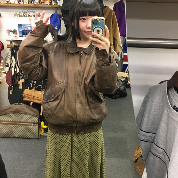 빈티지 레더자켓